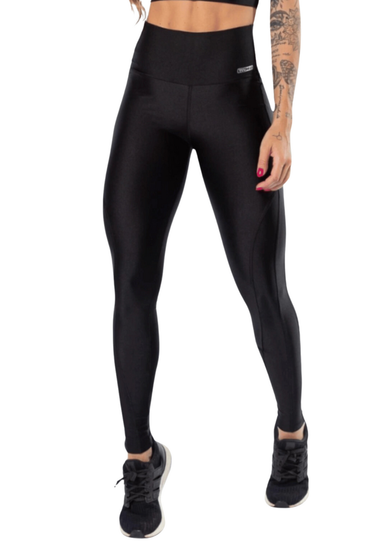 Legging Power Glow recortes Preto