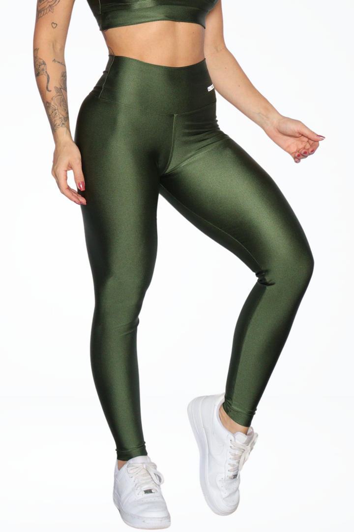 Legging Power Glow Verde militar