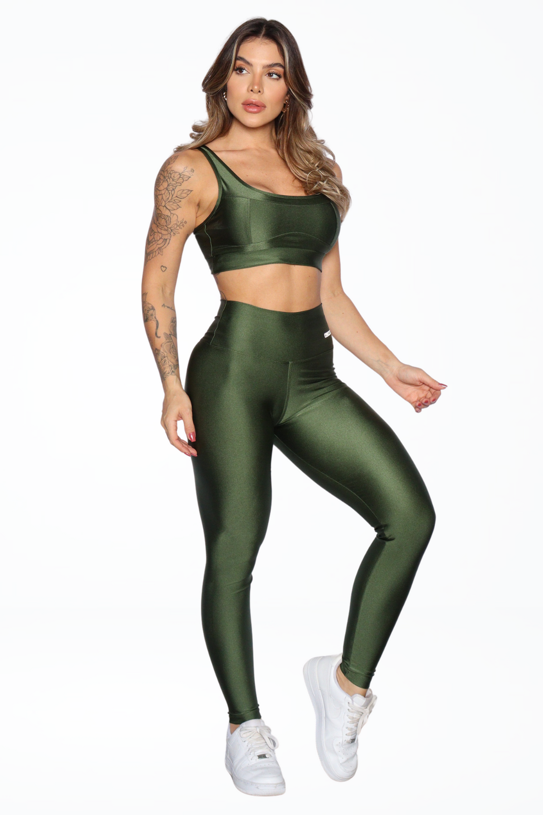 Legging Power Glow Verde militar