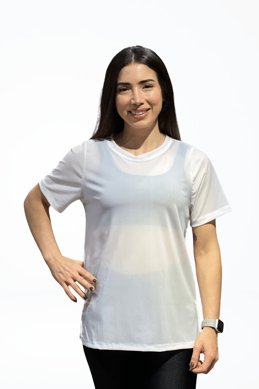 Camisa Tule Branco
