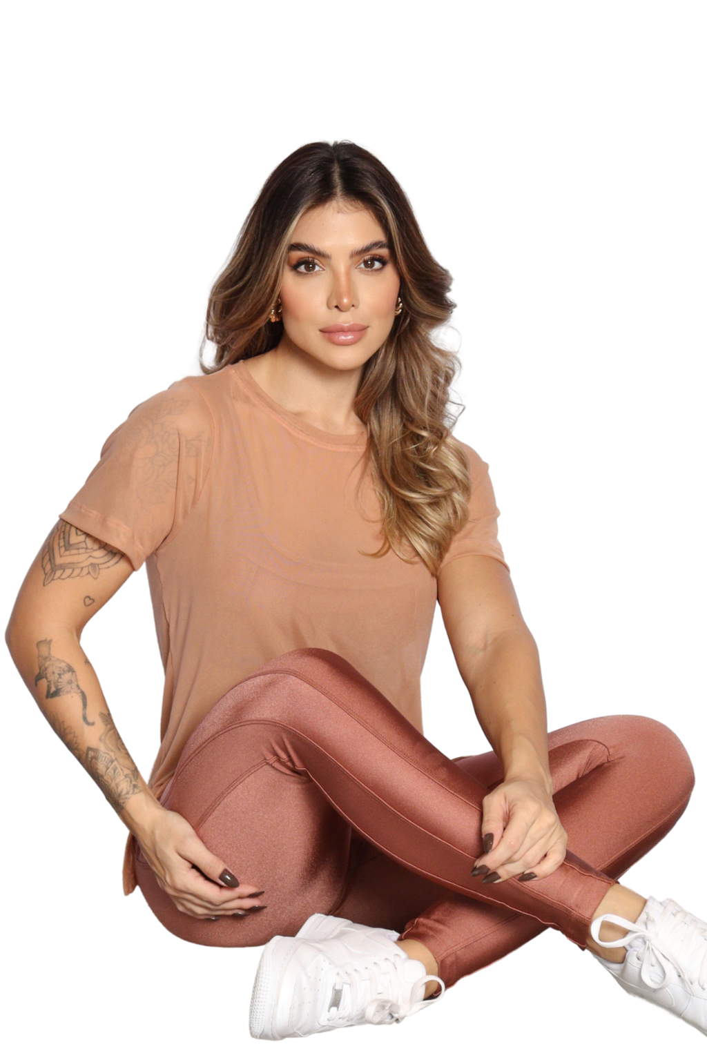 Camisa Tule Bronze