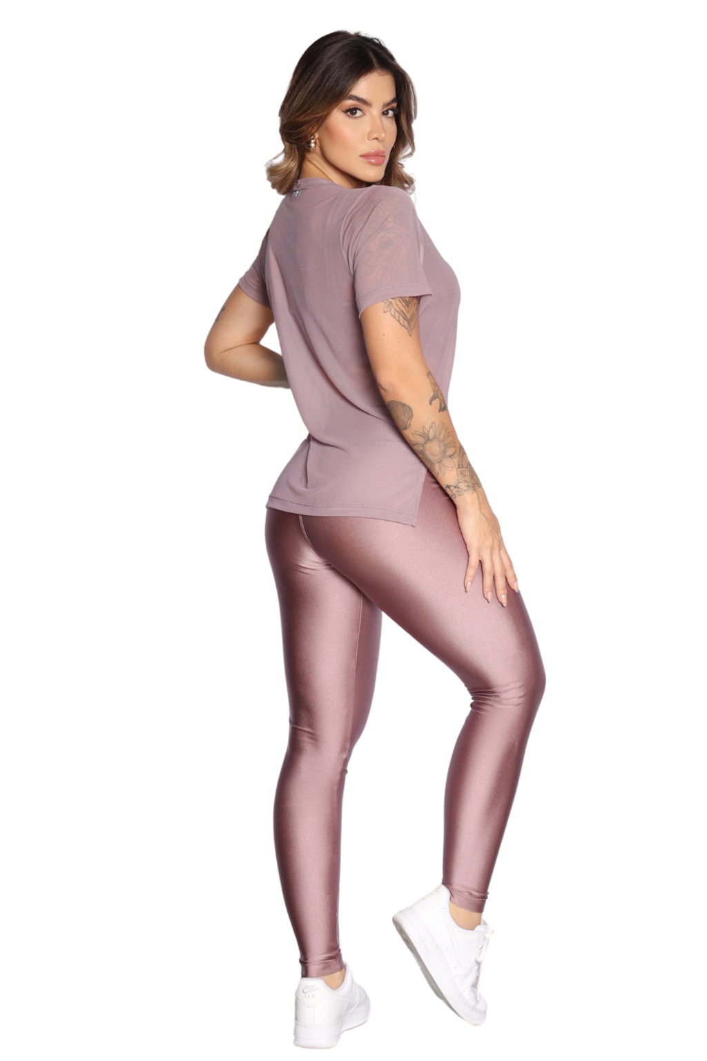 Camisa Tule Lilás