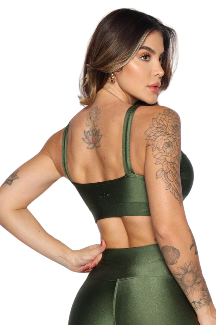 Top Active Verde militar