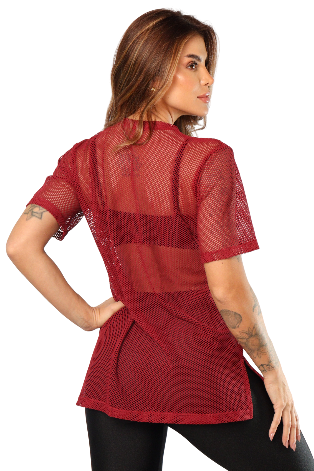 Camisa Arrastão Carmim