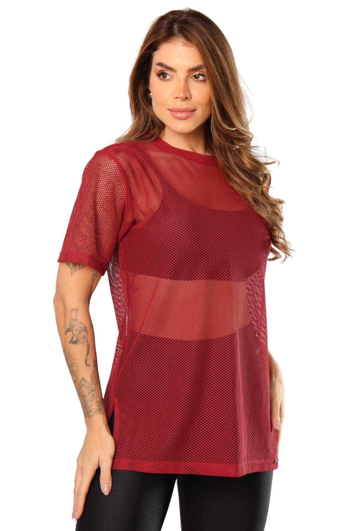 Camisa Arrastão Carmim