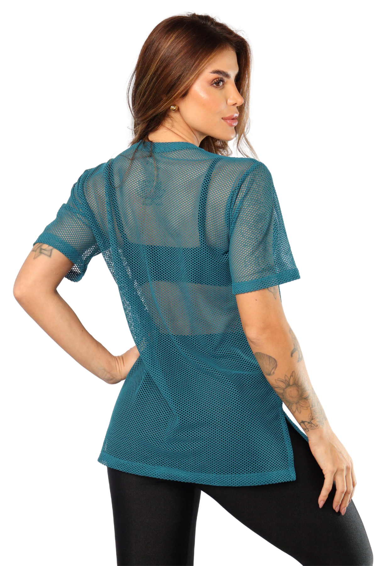 Camisa Arrastão Verde esmeralda