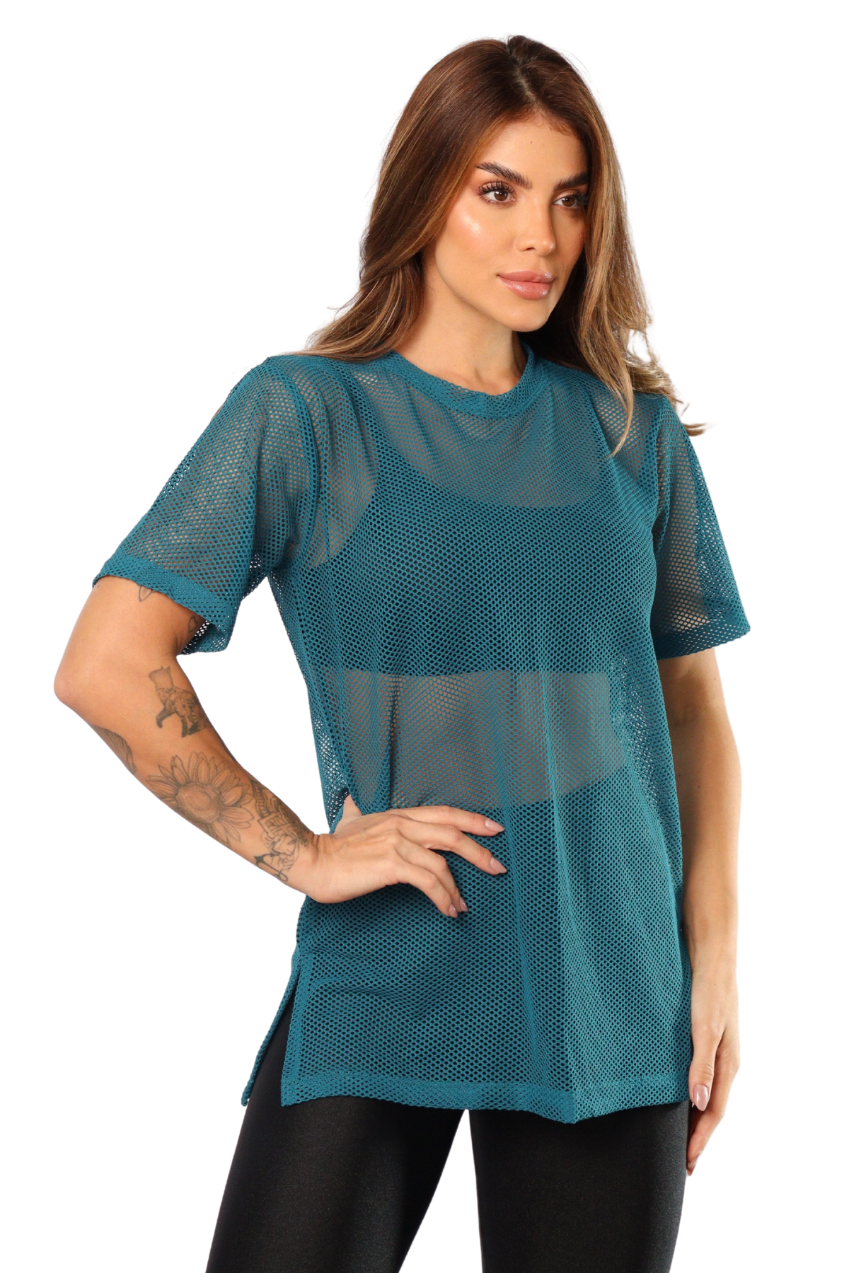 Camisa Arrastão Verde esmeralda