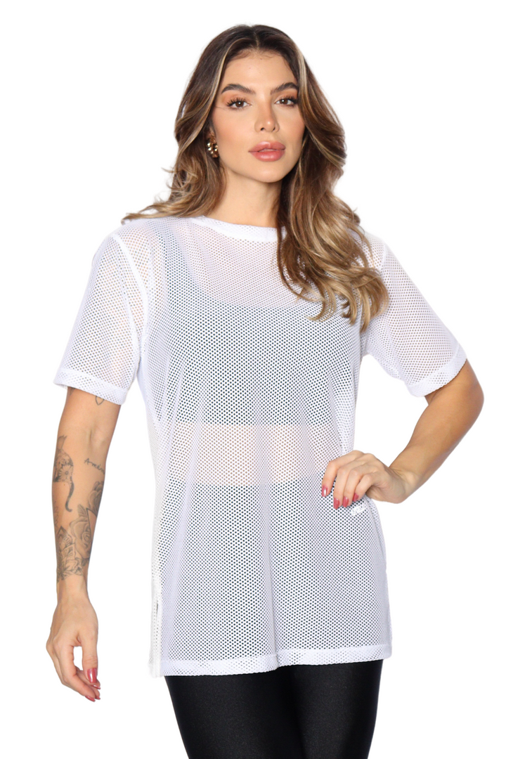Camisa Arrastão Branca
