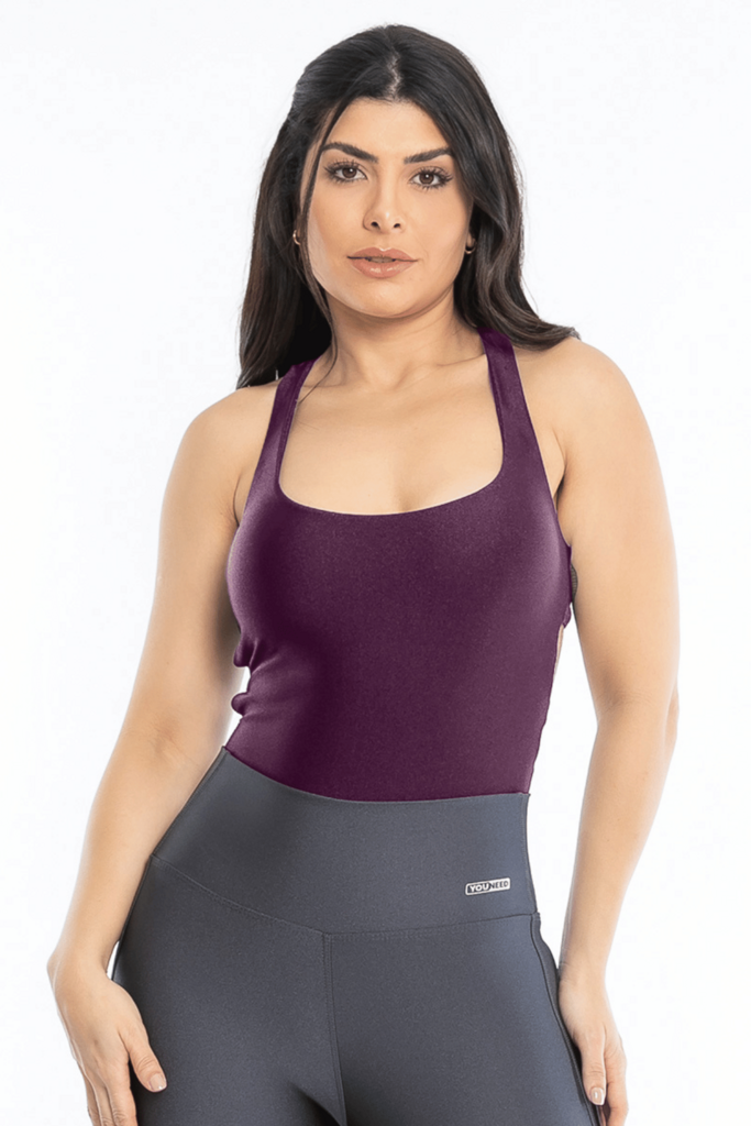 Body Maiô Afrodite Roxo