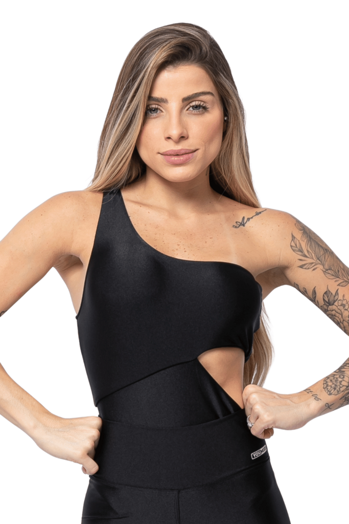 Body Maiô Isa Preto