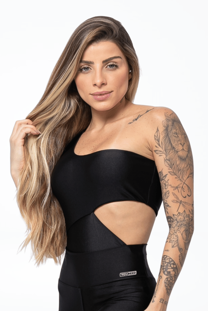 Body Maiô Isa Preto