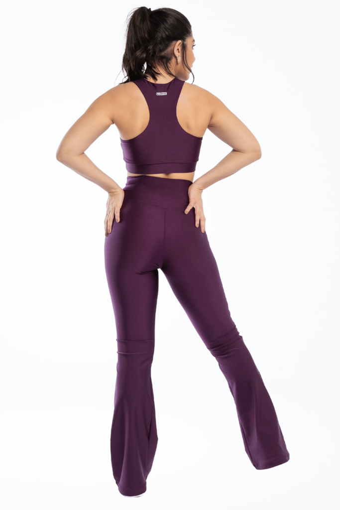 Calça Flare Roxo