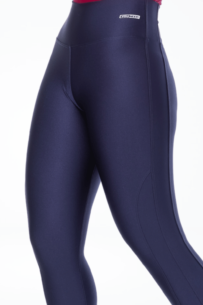 Legging Power Glow recortes Azul marinho