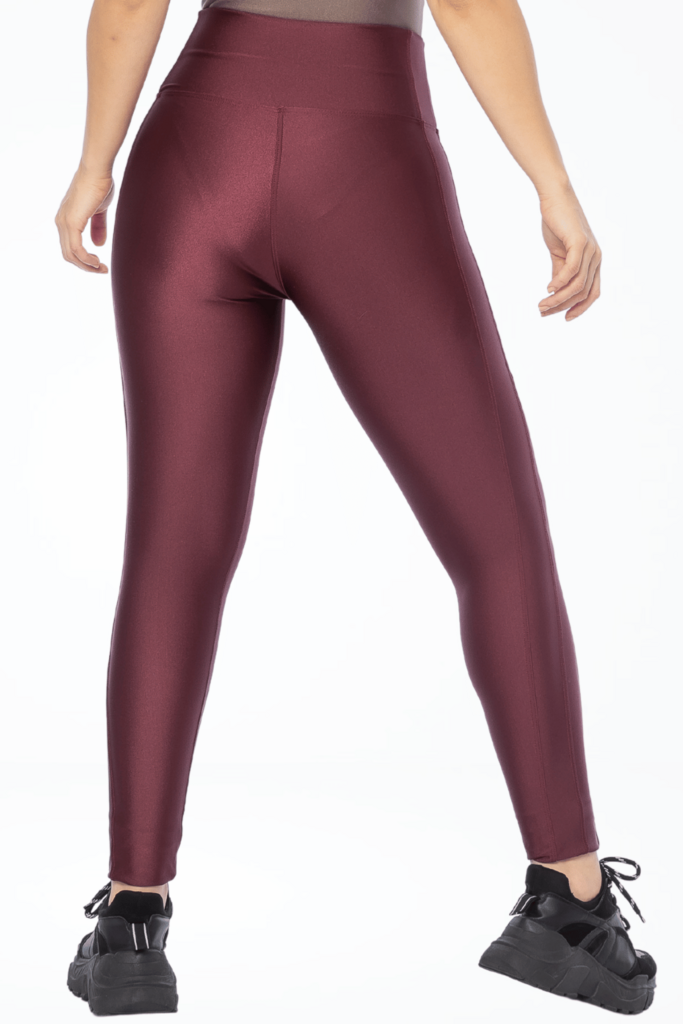 Legging Power Glow recortes Vinho